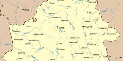Bản đồ của belorussia