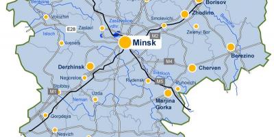 Minsk bản đồ Ecuador
